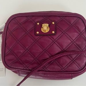 Marc Jacobs Quilted Leather Crossbody Shoulder Bag